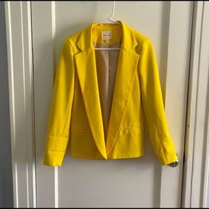 Silence + Noise Yellow Blazer. Worn once, no loose threads or stains!